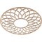 Ekena Millwork Cannes Wood Fretwork Pierced Ceiling Medallion, Alder, 32"OD x 11"ID x 1/4"T CMWP32X32X0250CNAL - alternate 3